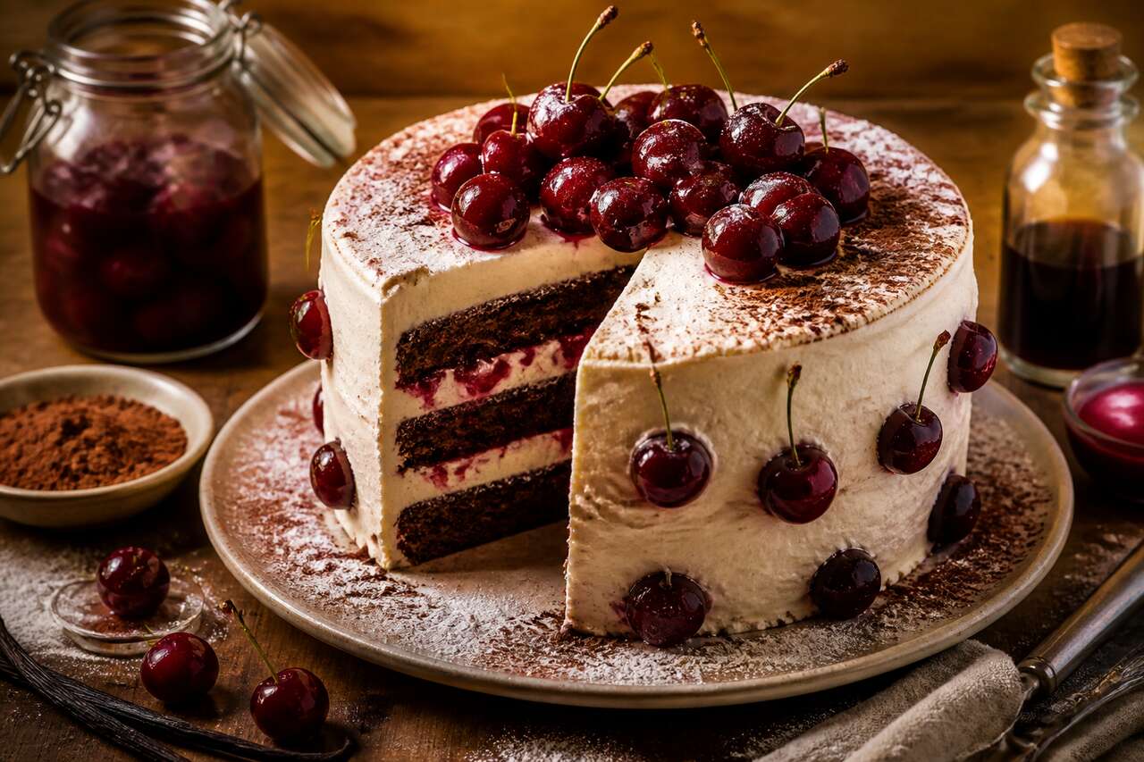 Recette du layer cake aux cerises