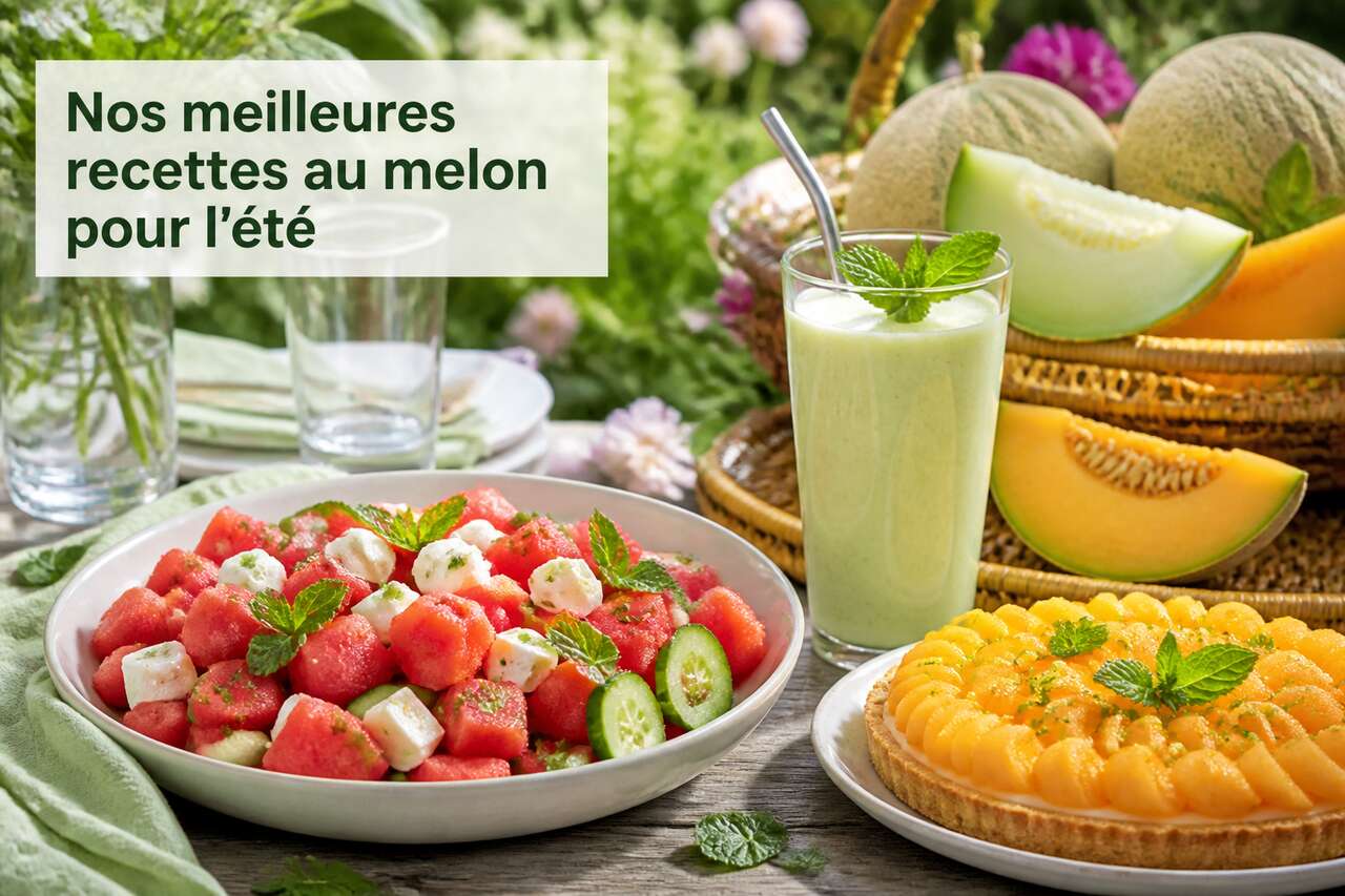 Nos meilleures recettes au melon pour l'été