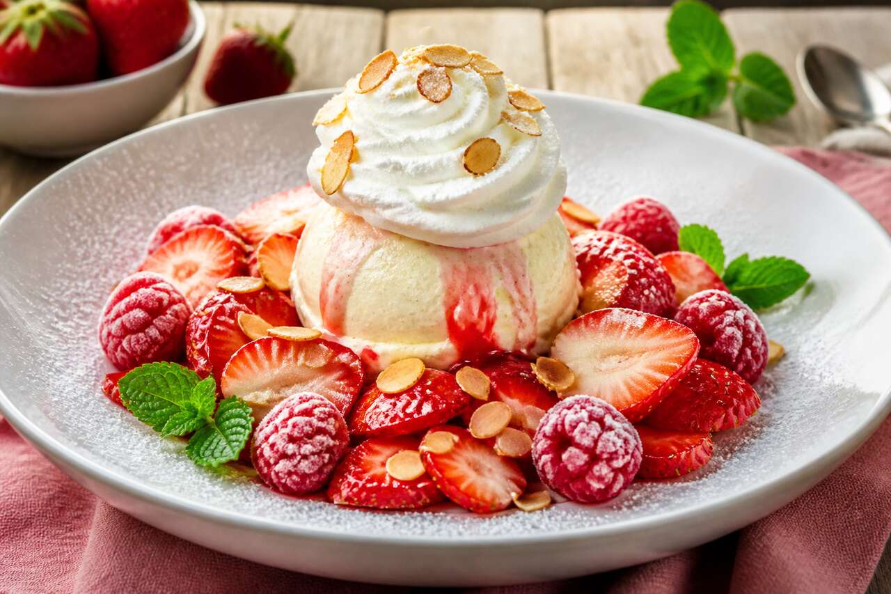 Recette des fraises Melba