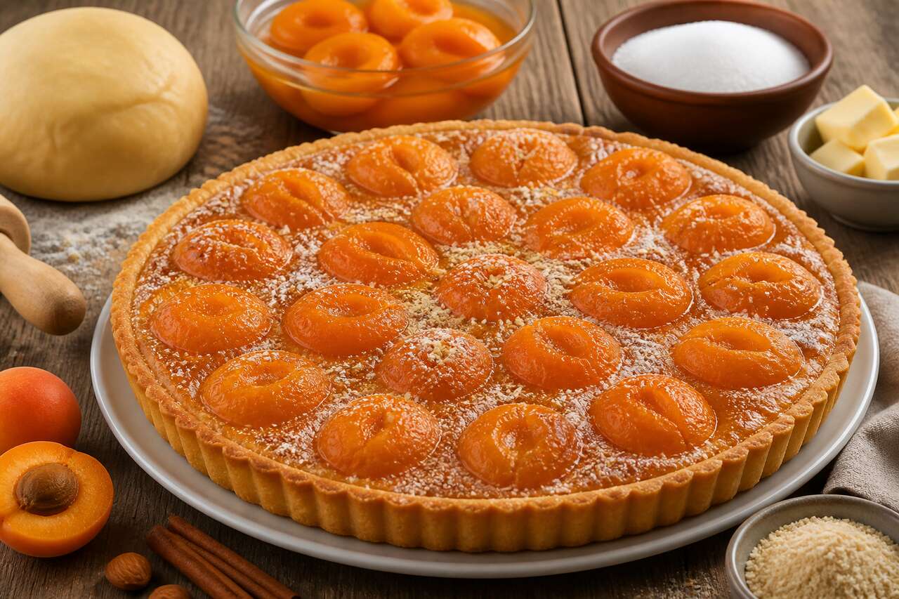 Recette facile de tarte aux abricots