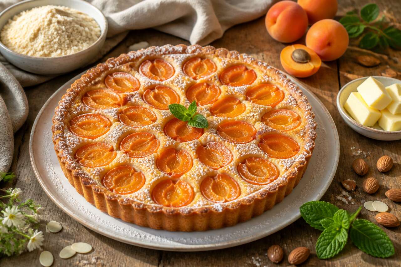 Tarte à l'abricot et sa crème d'amande : la recette irrésistible