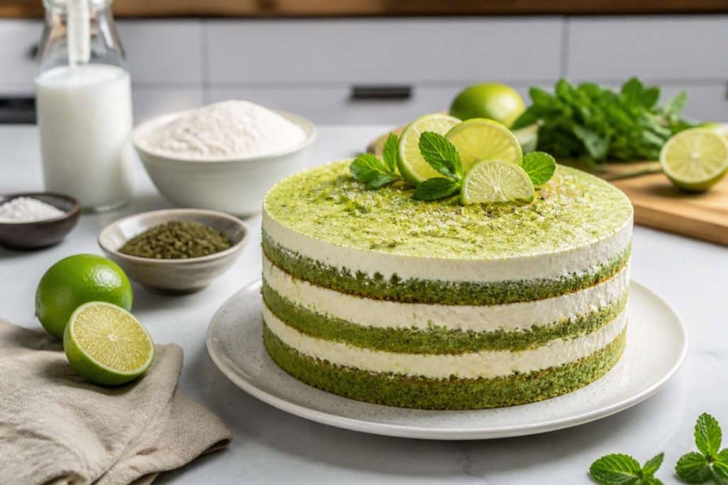 Recette du layer cake façon mojito