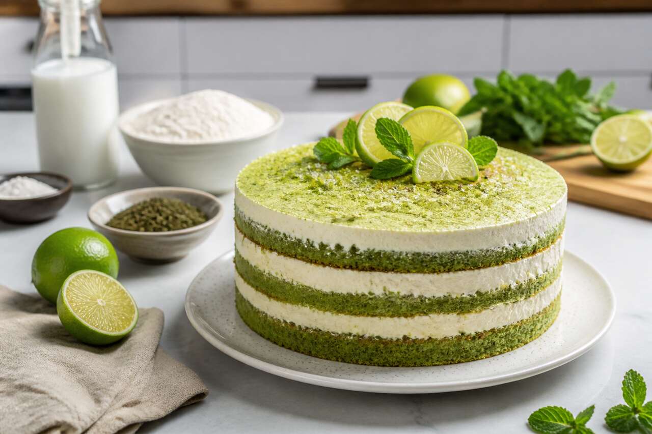 Recette du layer cake façon mojito