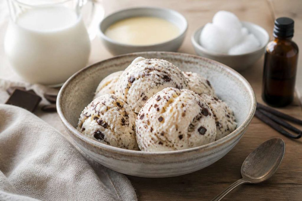Recette de glace stracciatella maison