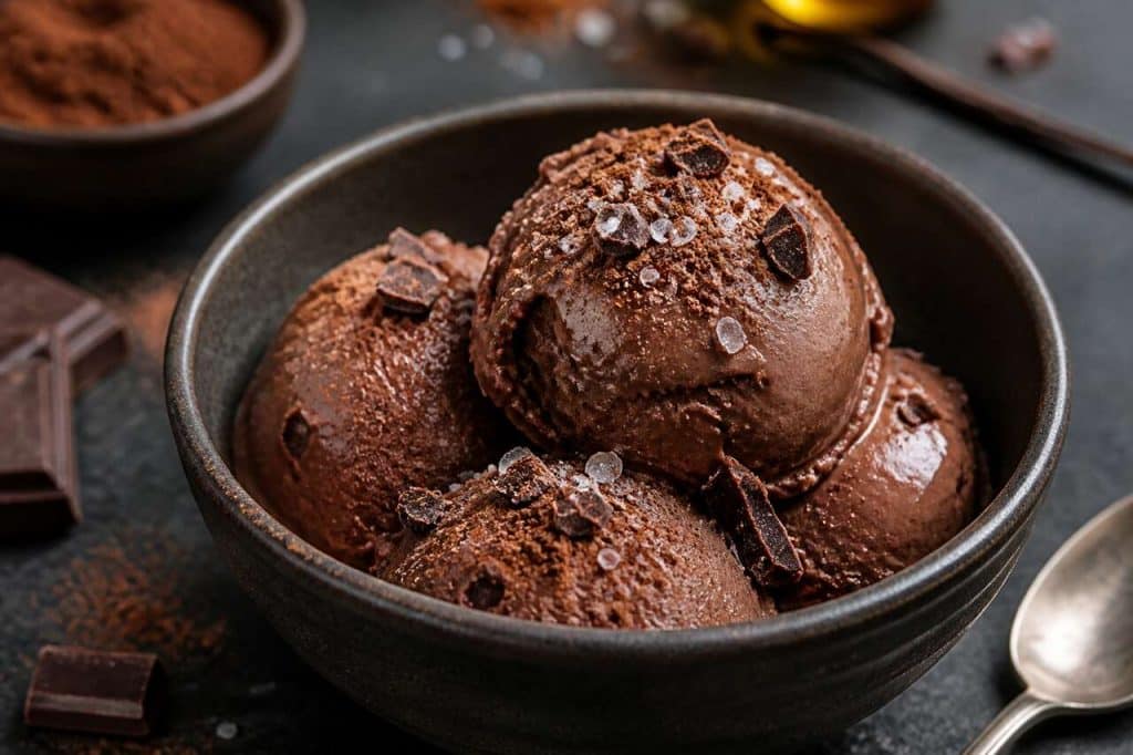 Recette de sorbet au chocolat maison