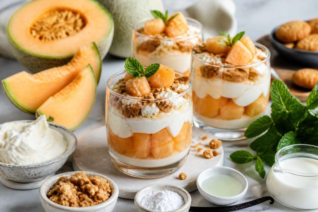 Recette de verrines melon mascarpone : fraîcheur et gourmandise