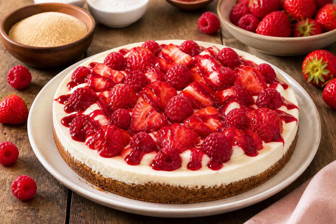 Tarte aux fruits rouges et au mascarpone sans cuisson : la recette facile et gourmande