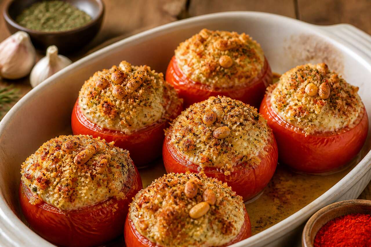 Recette de tomates farcies au fromage frais