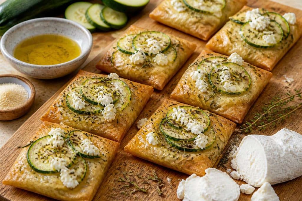 Recette facile de bricks aux courgettes croustillantes