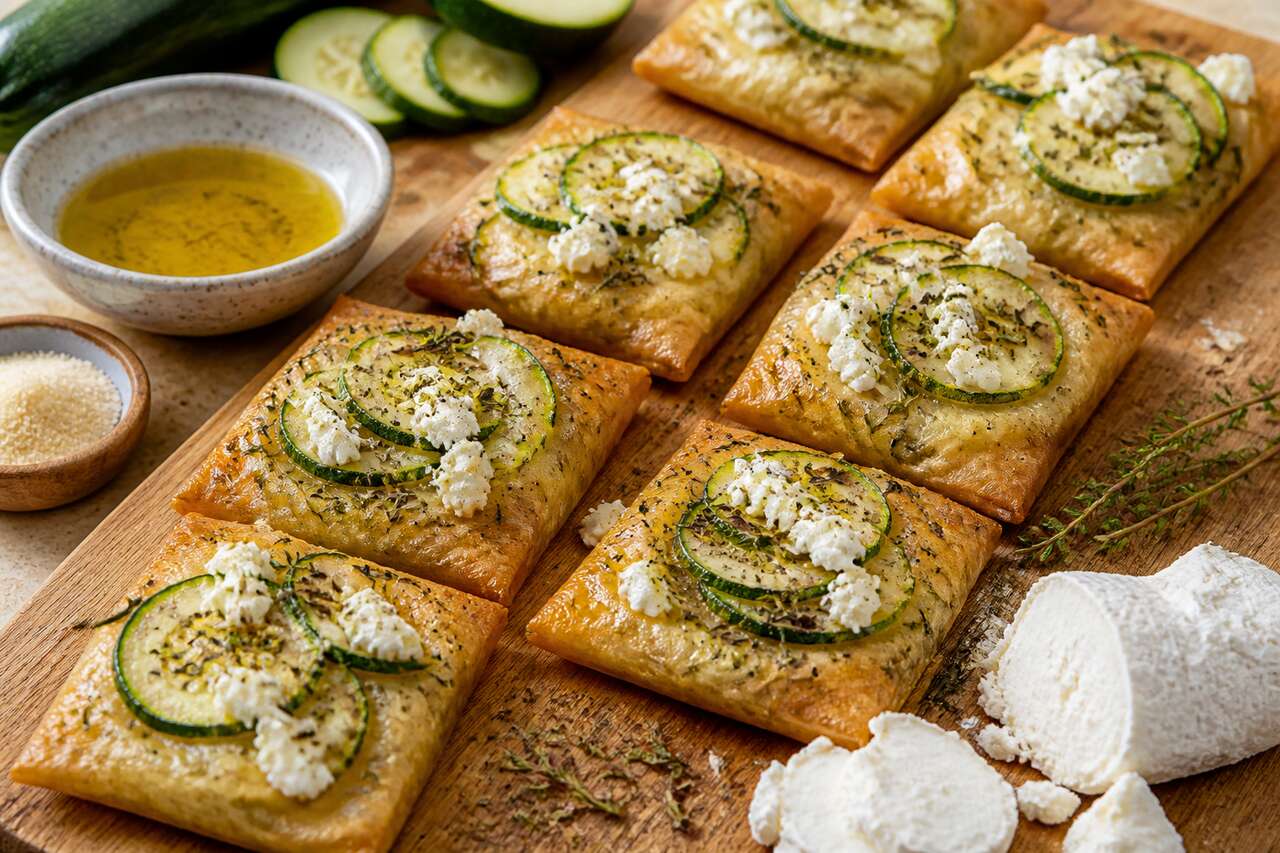Recette facile de bricks aux courgettes croustillantes