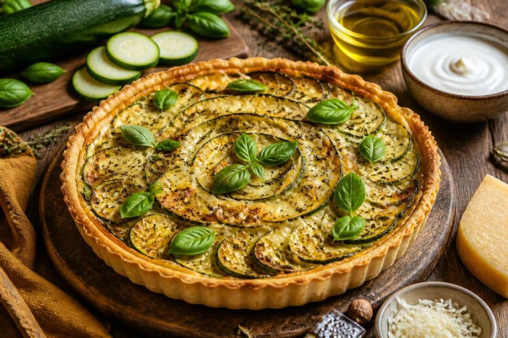 La meilleure recette de tarte à la courgette