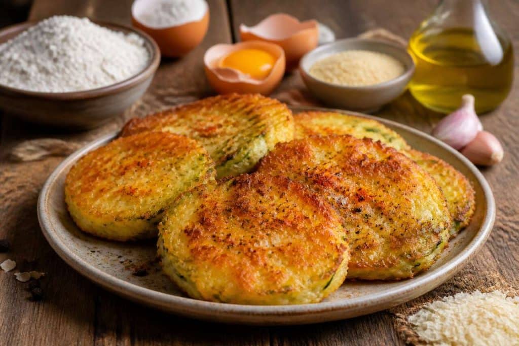 Recette facile de galettes de pommes de terre et courgettes
