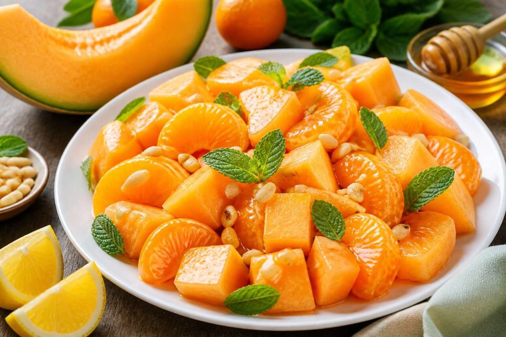 Recette facile de salade de melon à la mandarine