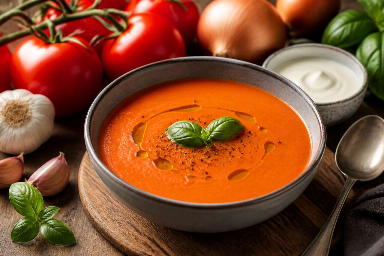 Recette de velouté de tomates fraîches : simple et savoureux