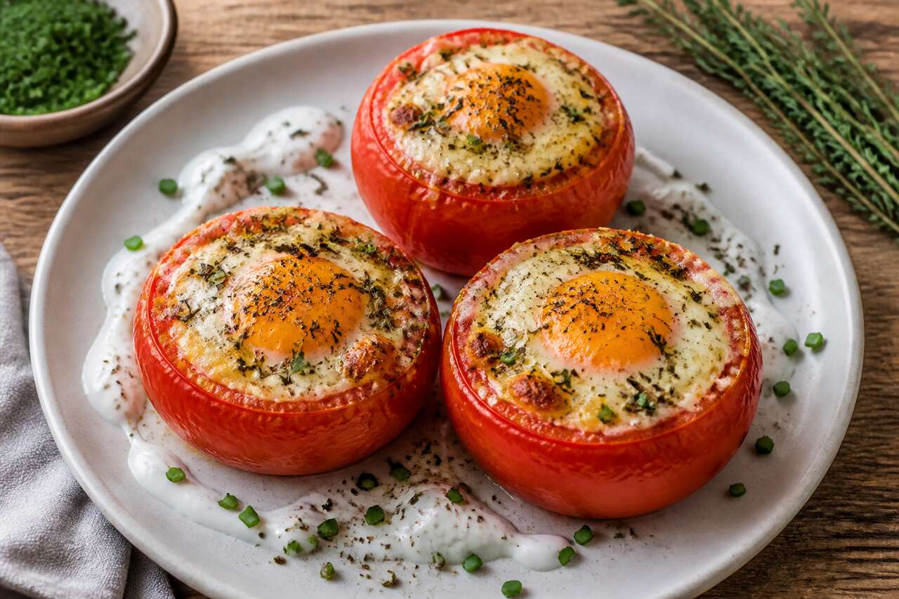 Recette facile de tomates farcies aux œufs