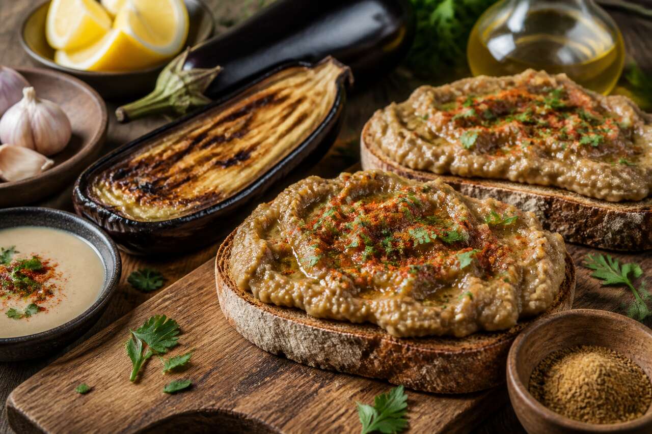 Recette facile de pain de caviar d'aubergine