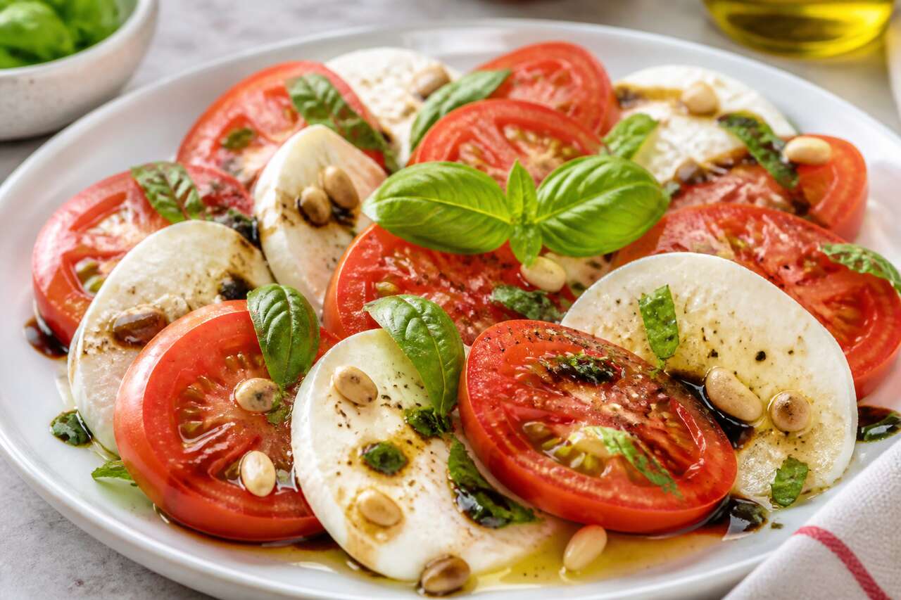 Recette facile de salade tomates mozzarella