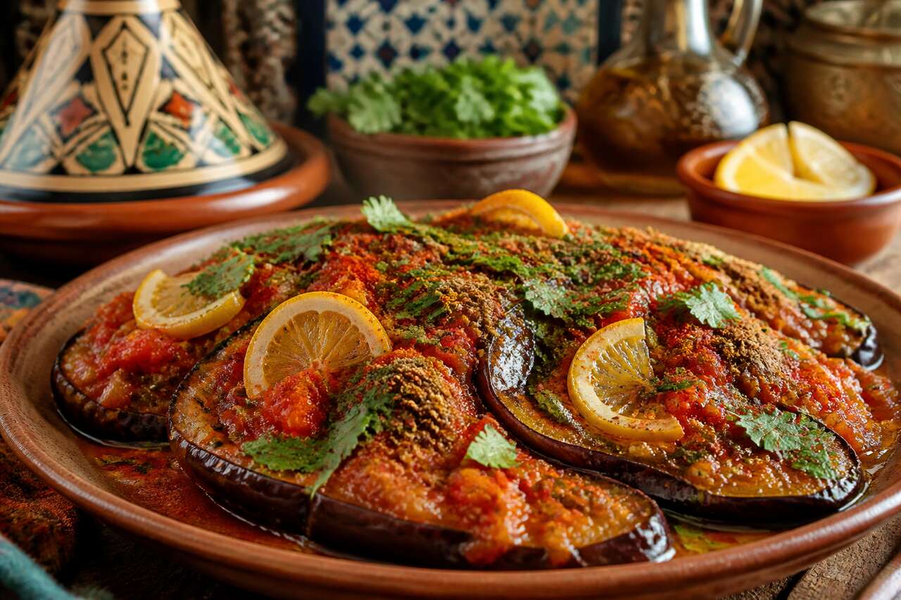 Recette d'aubergines à la marocaine : un plat savoureux et facile à préparer