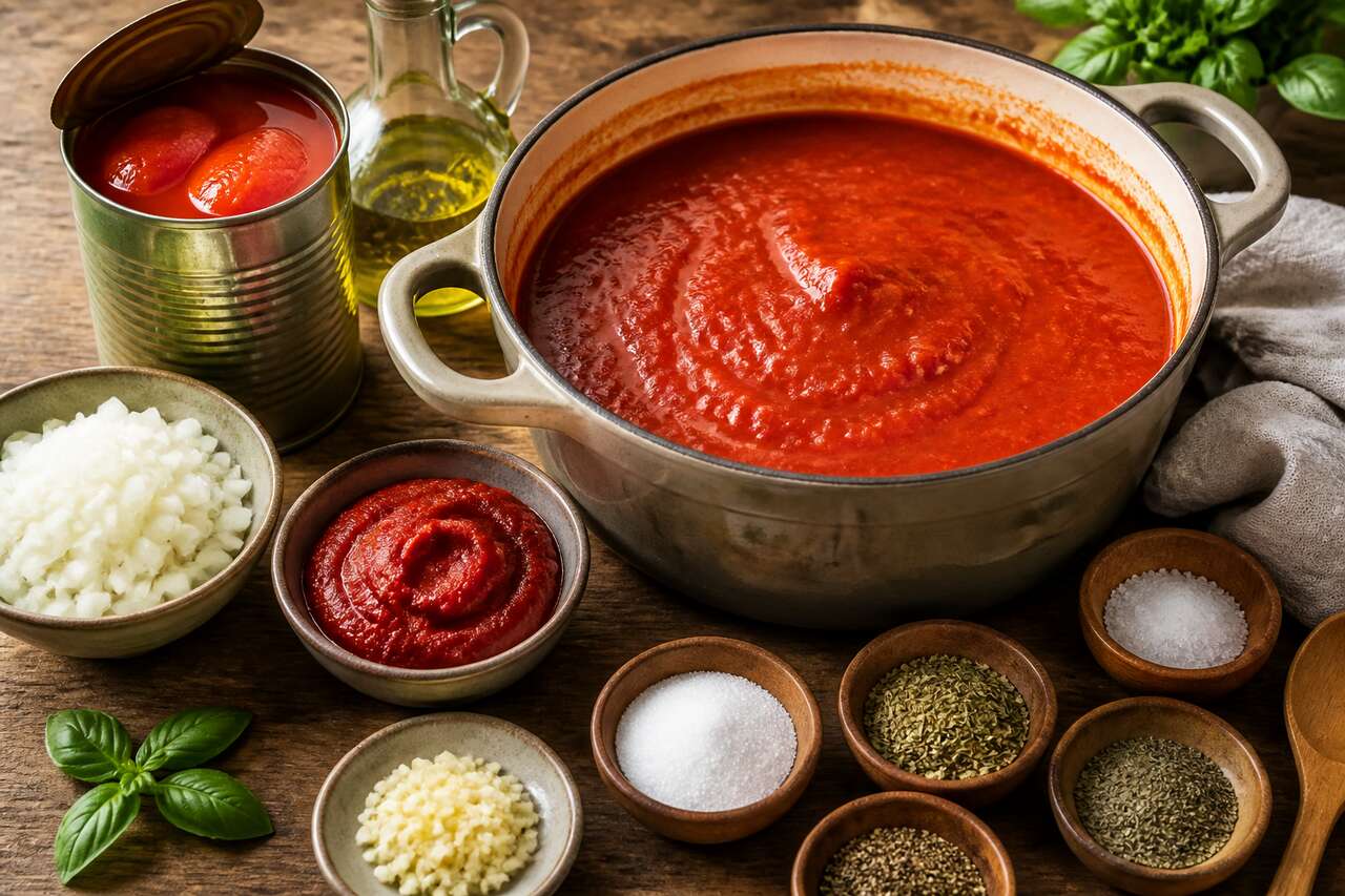 La meilleure recette de sauce tomate maison