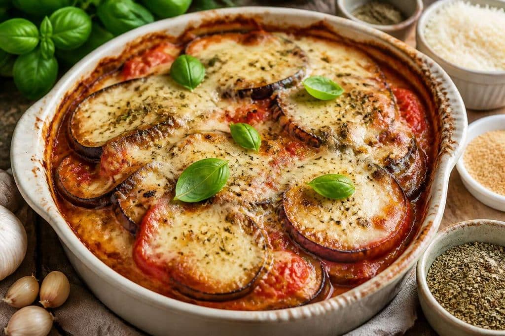 Recette facile de gratin d'aubergines