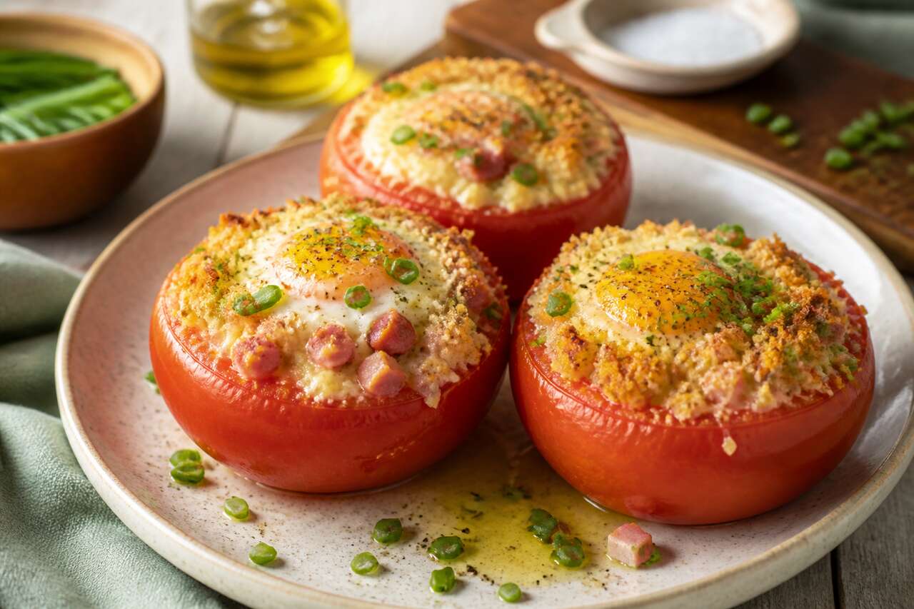 Recette facile de tomates farcies aux œufs