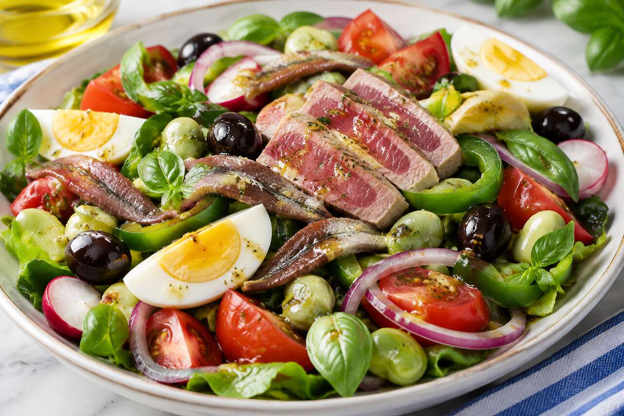 Salade niçoise : la recette avec un assaisonnement maison savoureux
