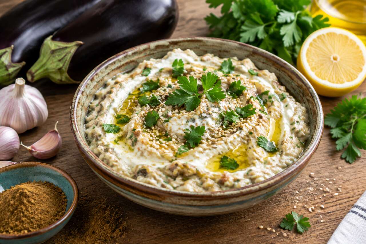 Recette facile de caviar d'aubergines au yaourt