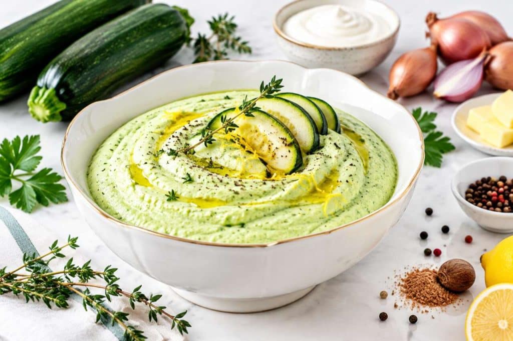 Recette facile de mousse de courgettes légère et onctueuse