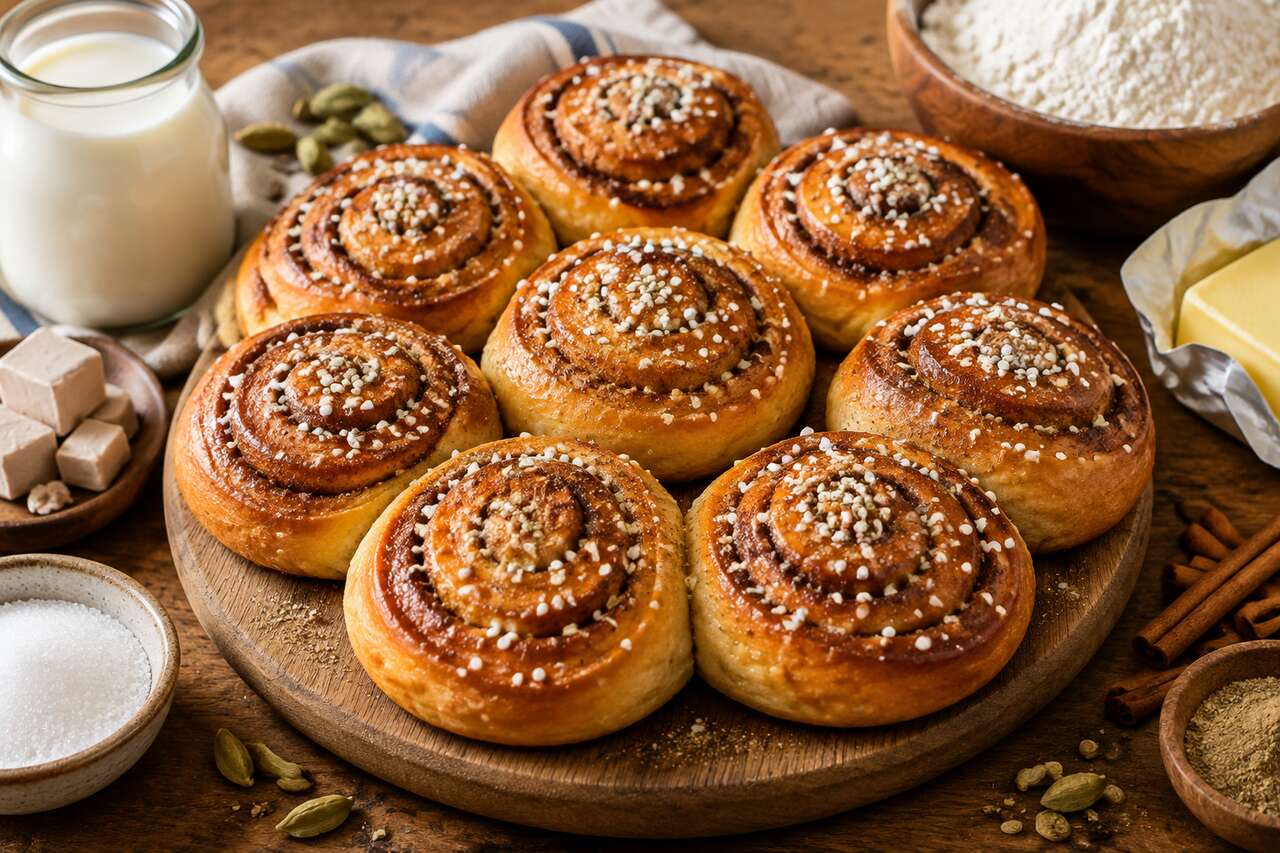Recette des kanelbullar, les brioches suédoises à la cannelle