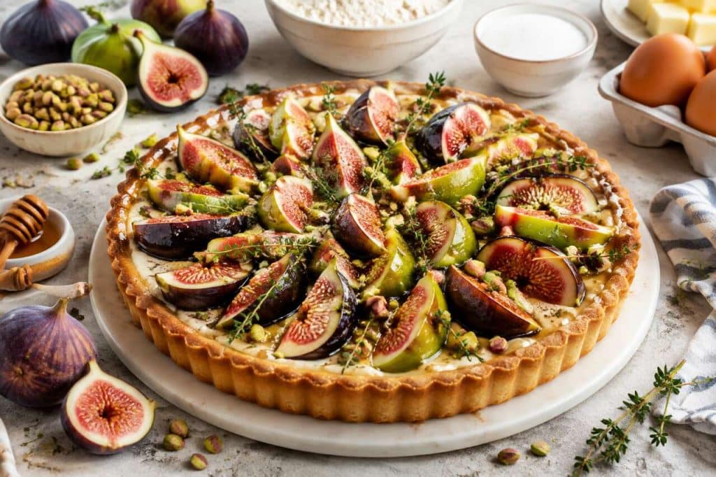 Recette de tarte aux figues