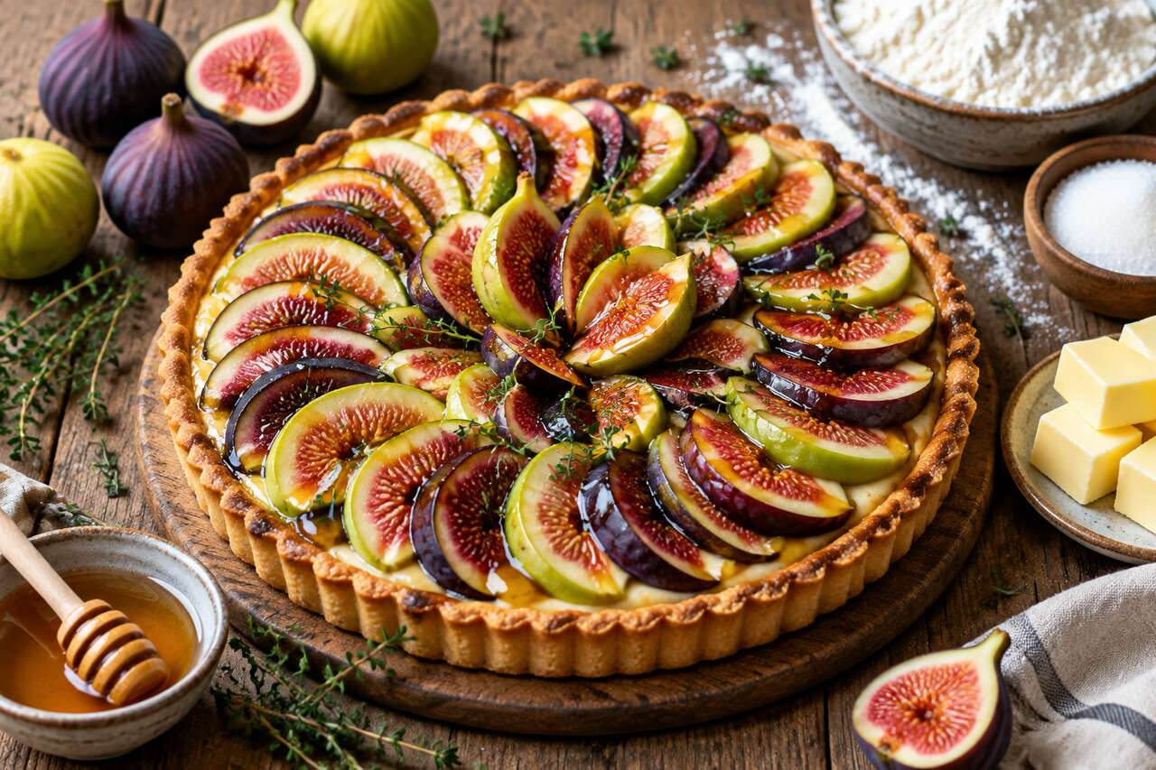 Recette de tarte aux figues facile et gourmande
