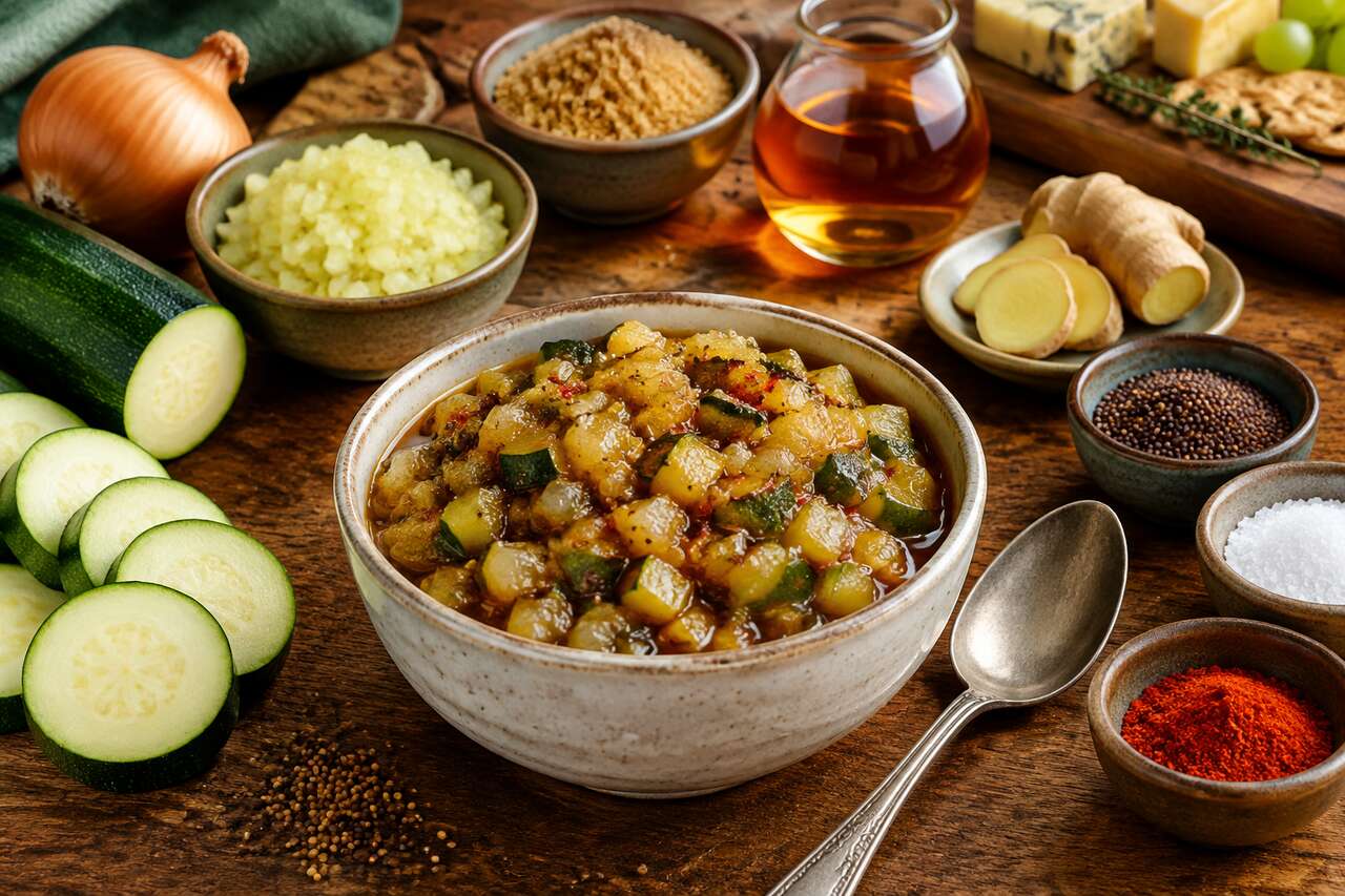 Recette facile de chutney de courgettes maison