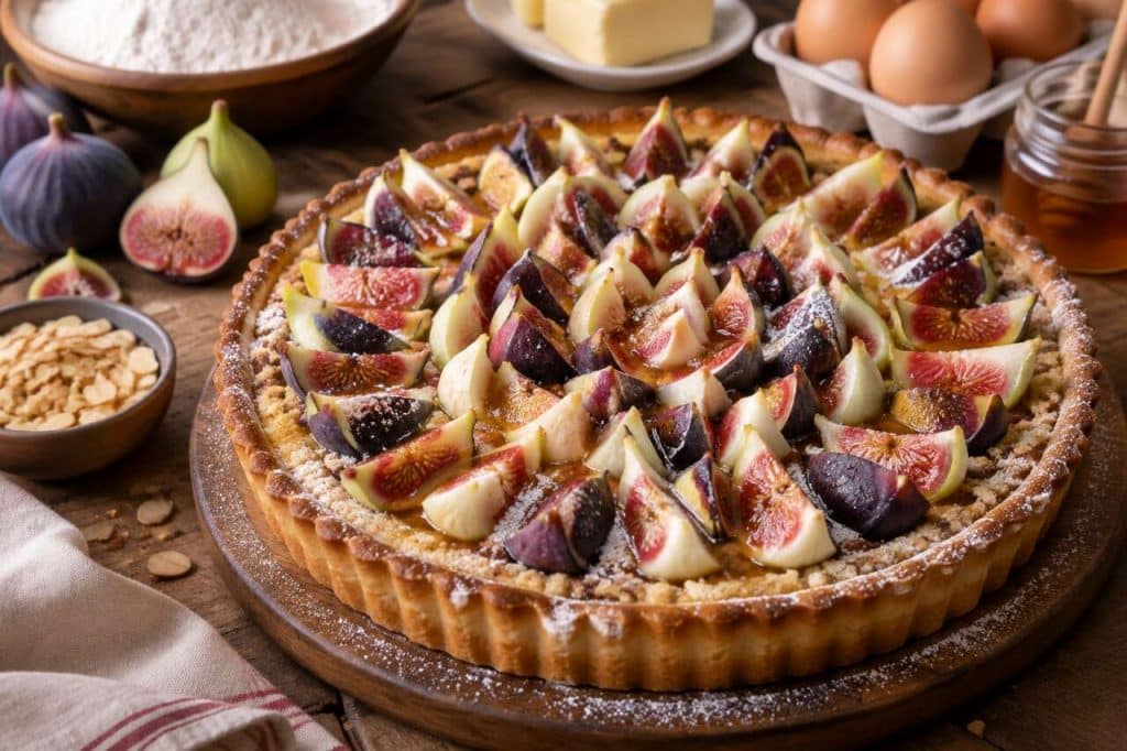 Recette de tarte aux figues fraîches