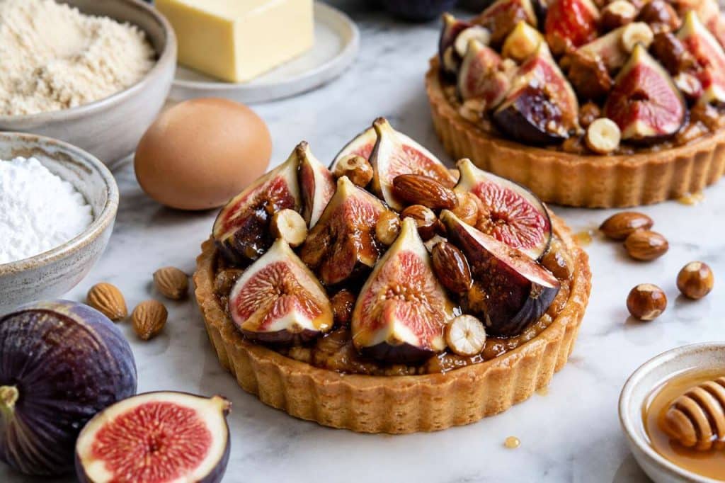 Tartelettes aux figues et praliné de Thierry Mulhaupt