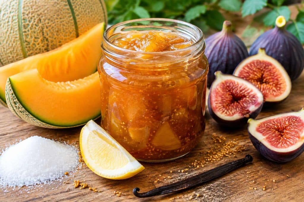 Recette de confiture de melon et de figues