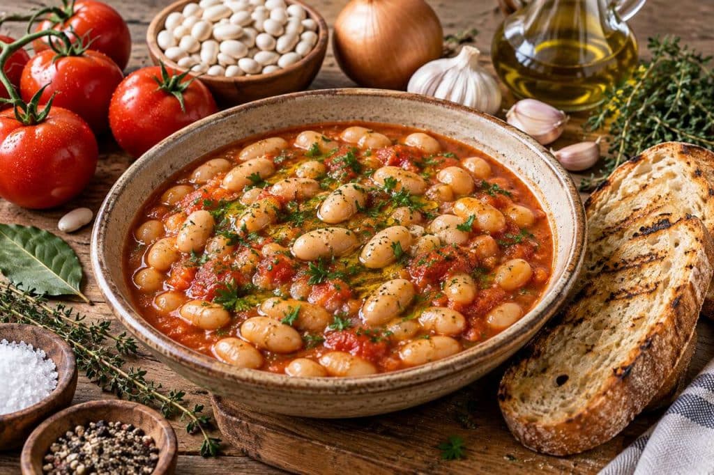 Recette de haricots coco à la tomate facile et savoureuse