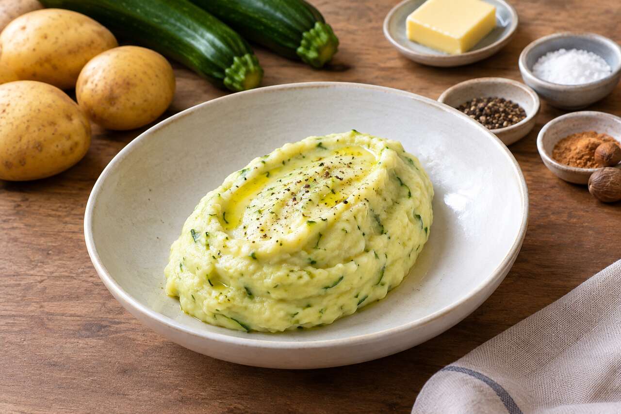Purée de pommes de terre et courgettes facile : la recette maison