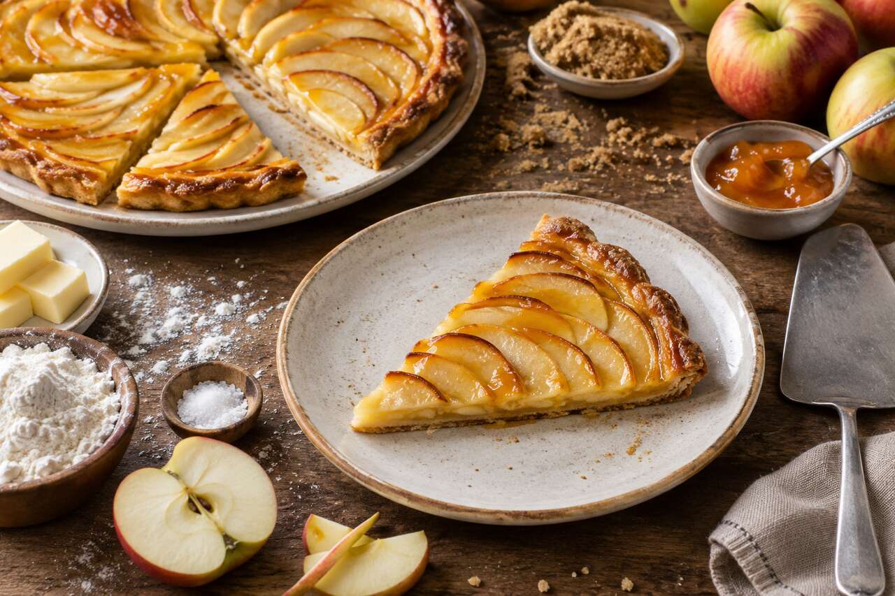 Recette facile de tarte fine aux pommes