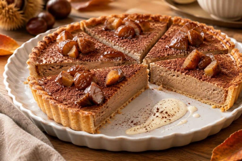 Recette de tarte à la châtaigne facile et gourmande