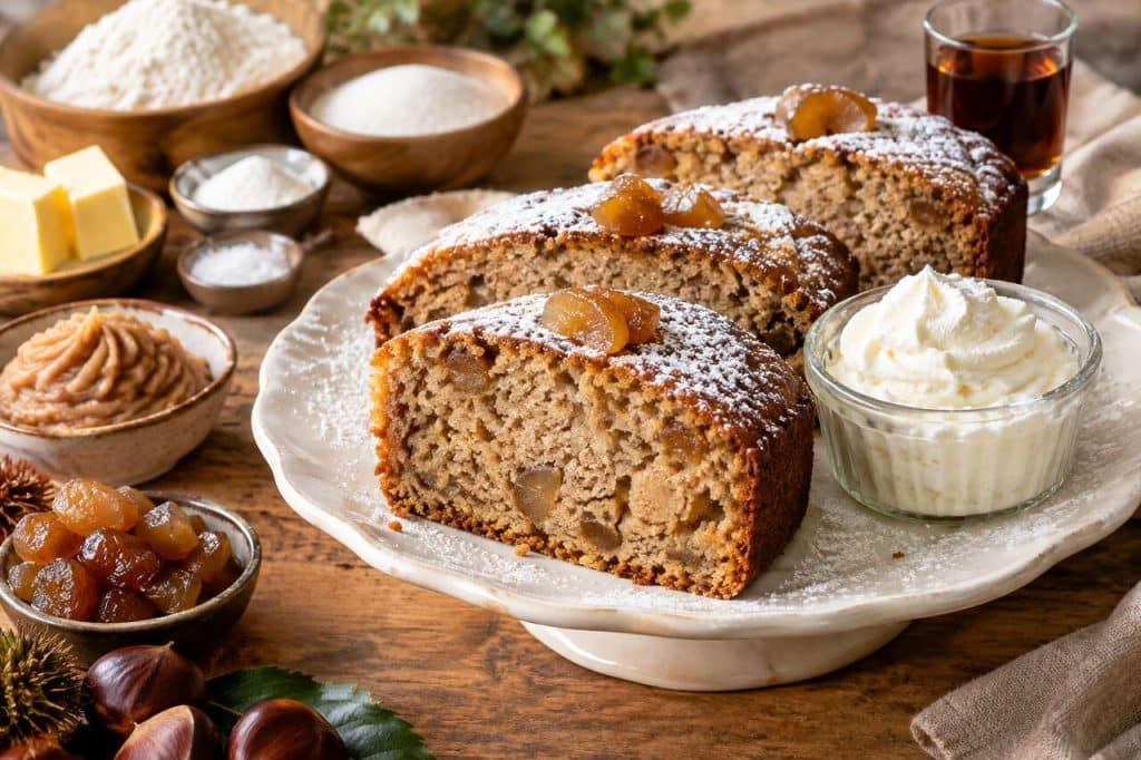 Recette de cake aux marrons glacés