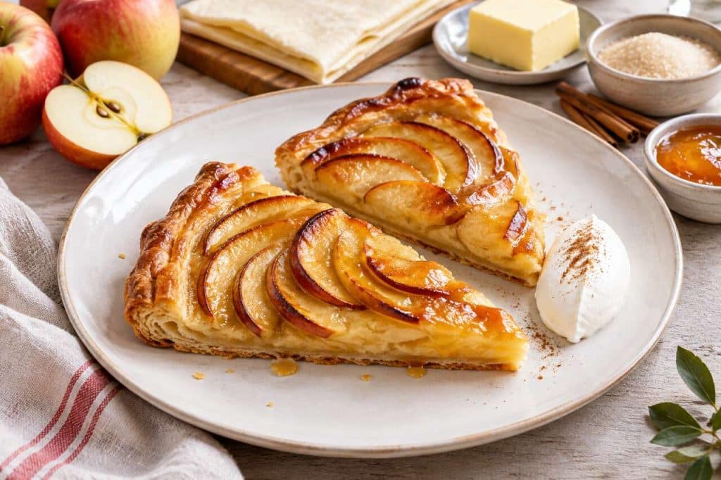 Recette de tarte aux pommes minute : rapide et délicieuse