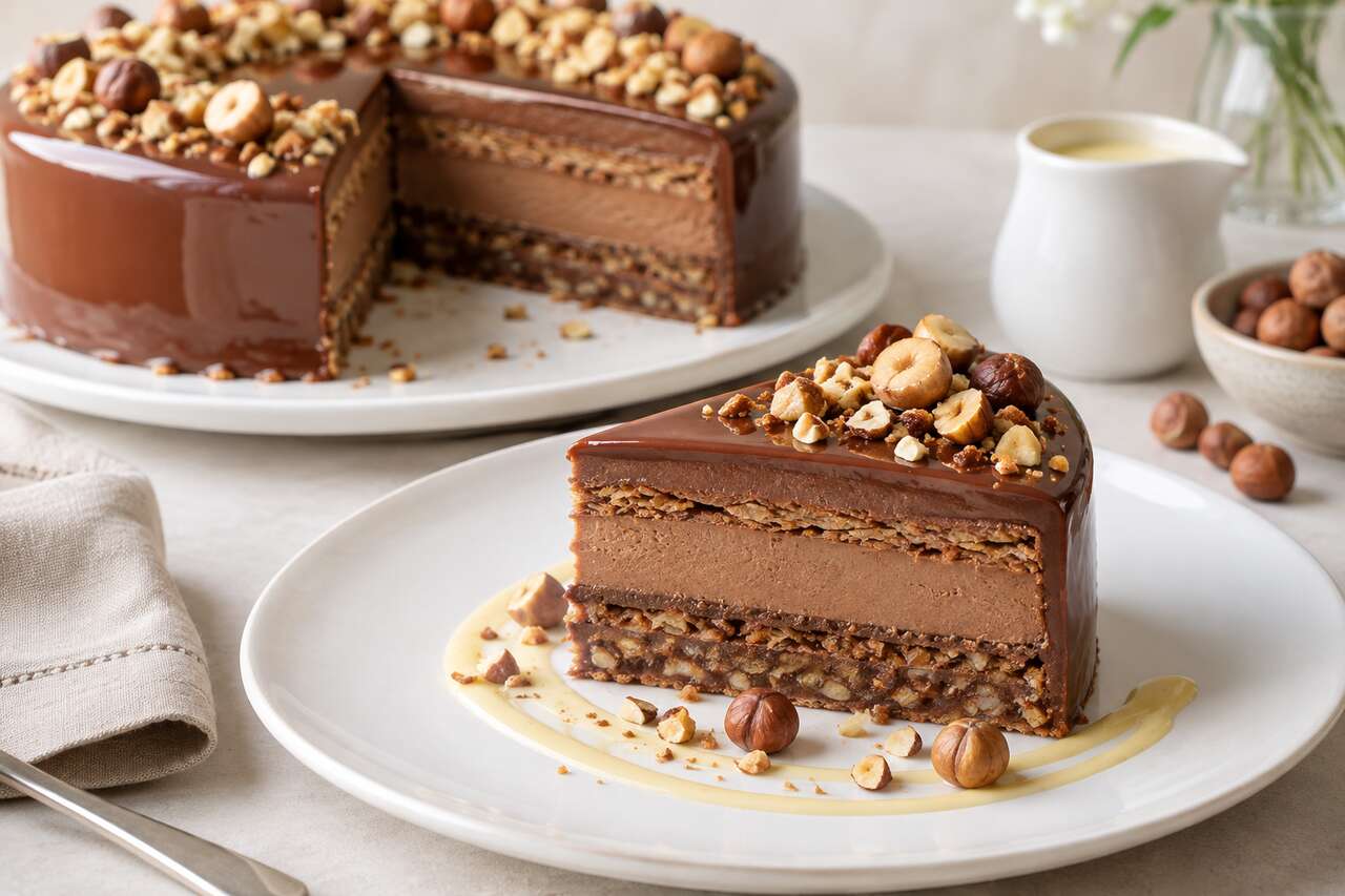 Recette d'entremets praliné fondant et gourmand