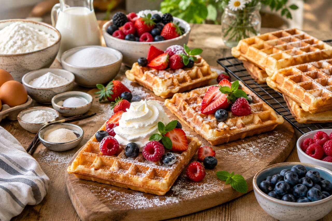 Recette de gaufres croustillantes faciles et irrésistibles