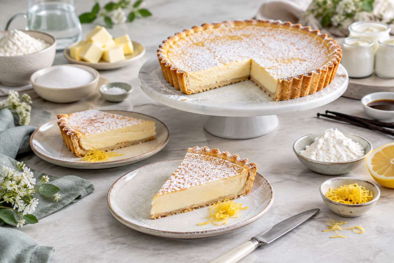 Recette de tarte aux petits suisses allégée en sucre